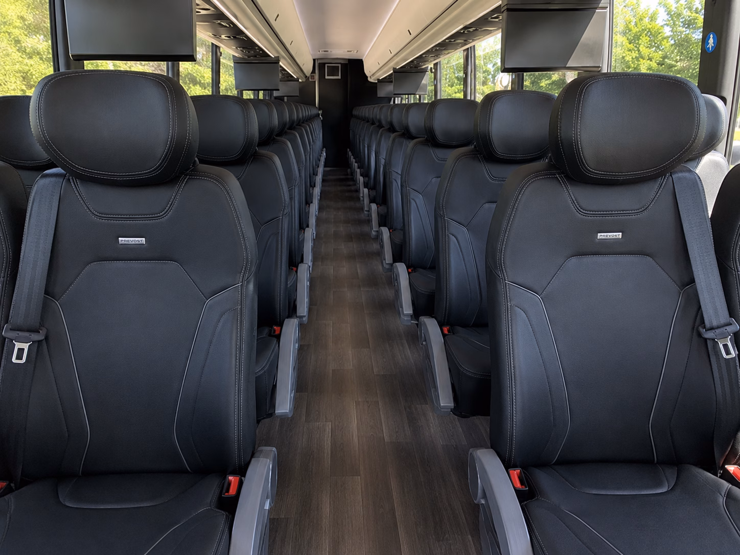 lynn charter bus rental interior