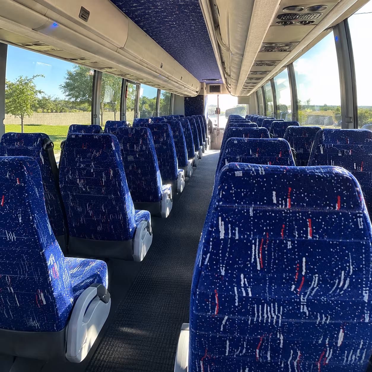 quincy concert transportation onboard seating