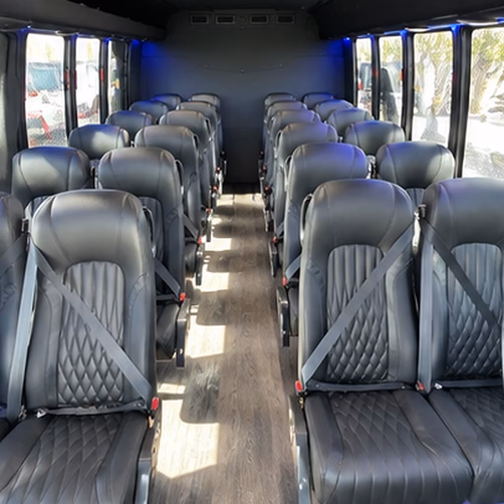 quincy private event transportation onboard seating