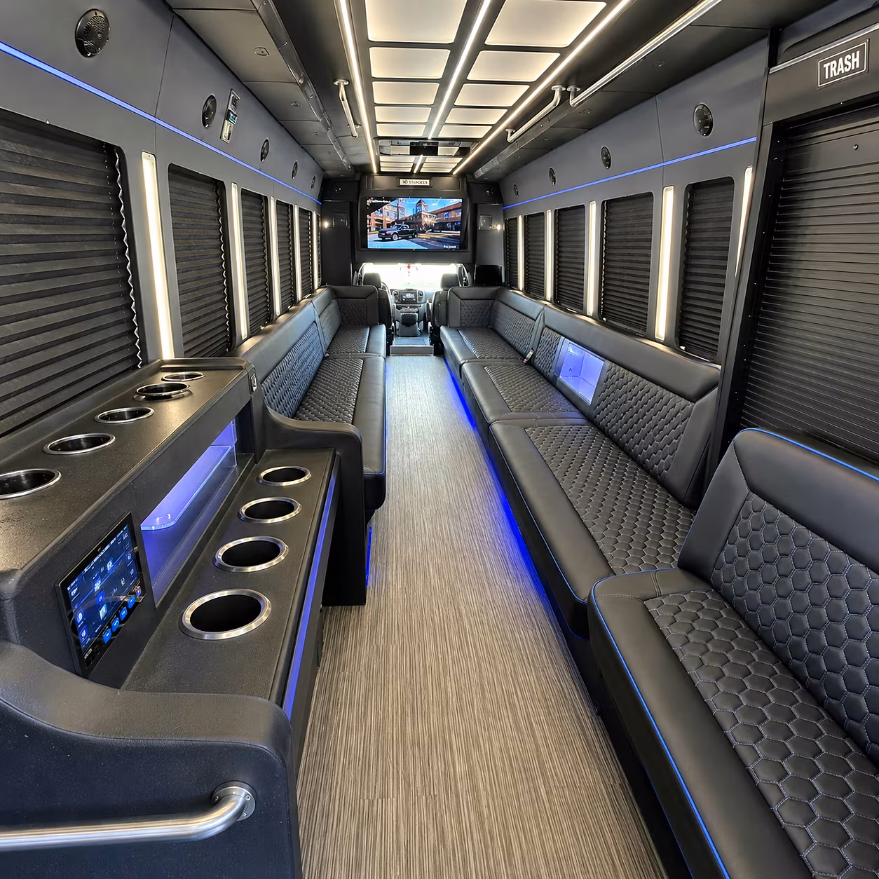 quincy sporting event party bus rental